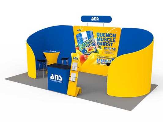 10x20FT Exhibition Booth Display DC-21 | Deluxe Canopy