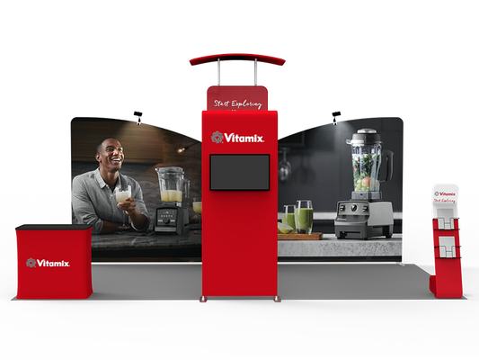 10x20FT Exhibition Booth Display DC-24 | Deluxe Canopy