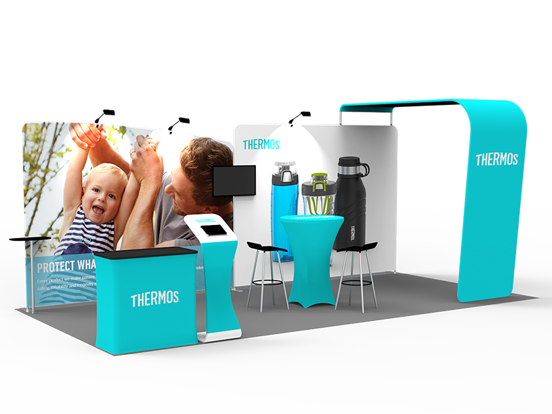 10X20 TRADE SHOW BOOTH DC-07