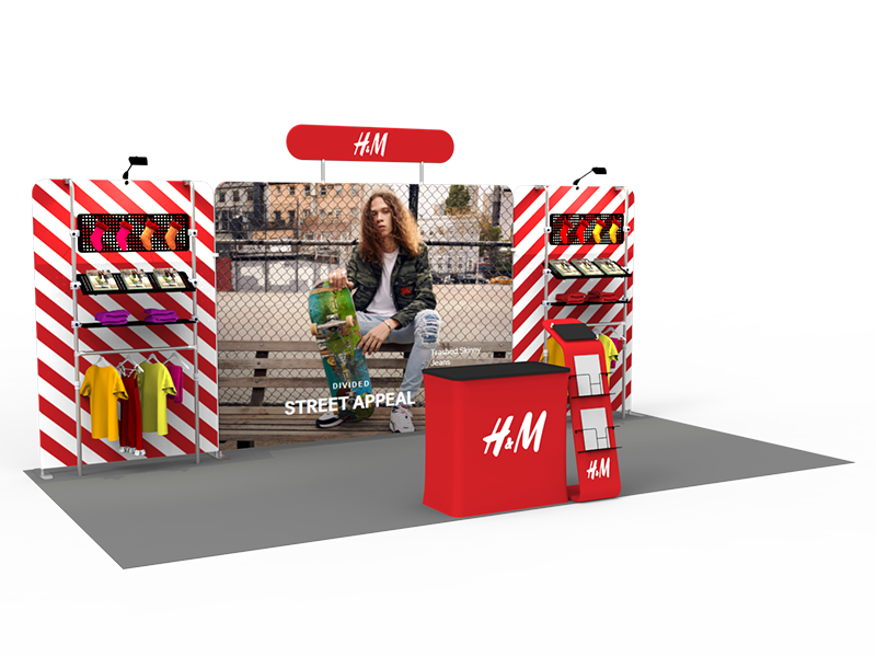 10X20 TRADE SHOW BOOTH DC-09