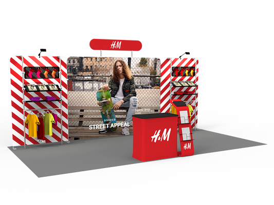 10x20FT Exhibition Booth Display DC-09 | Deluxe Canopy