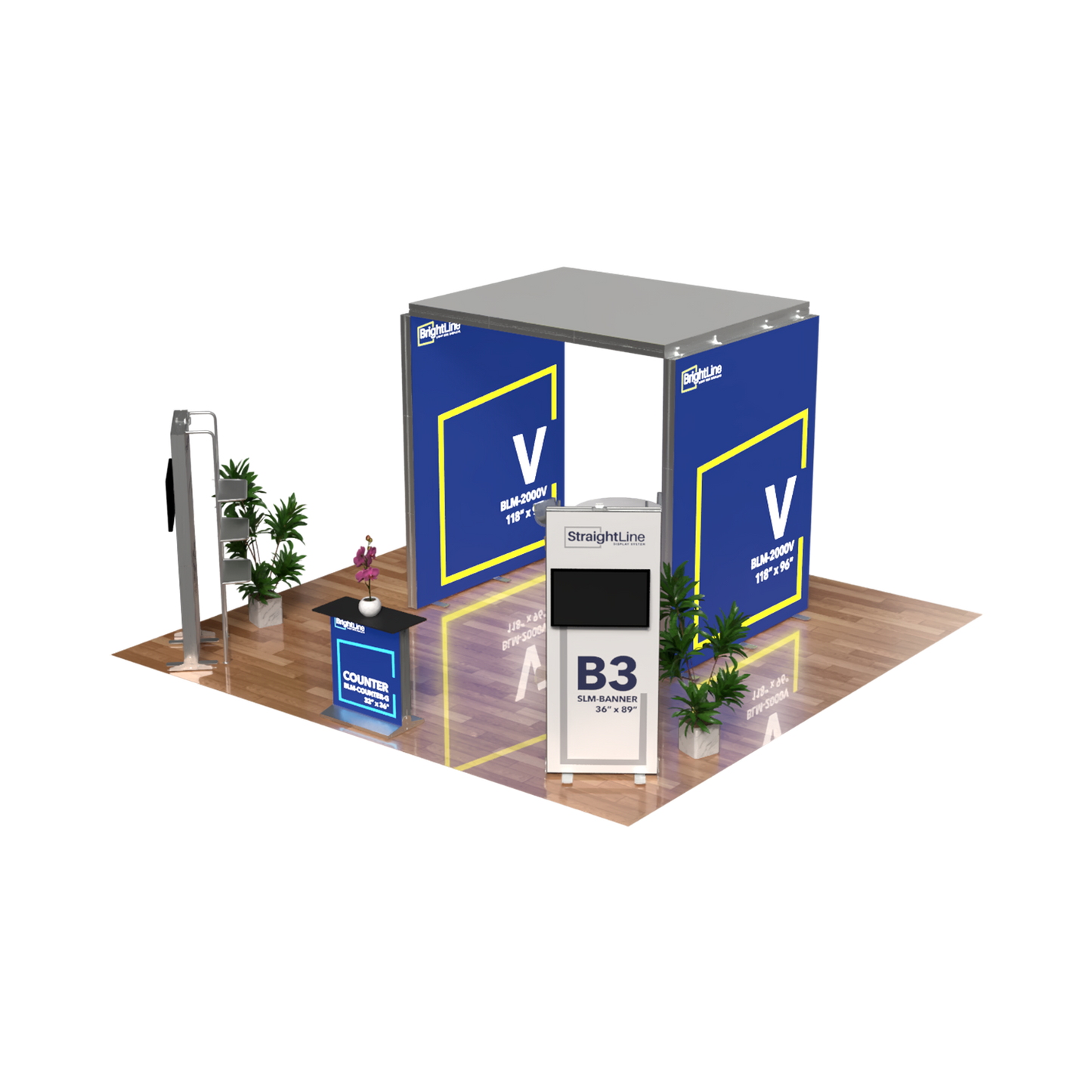 BrightLine 20×20 Island Display Kit 3