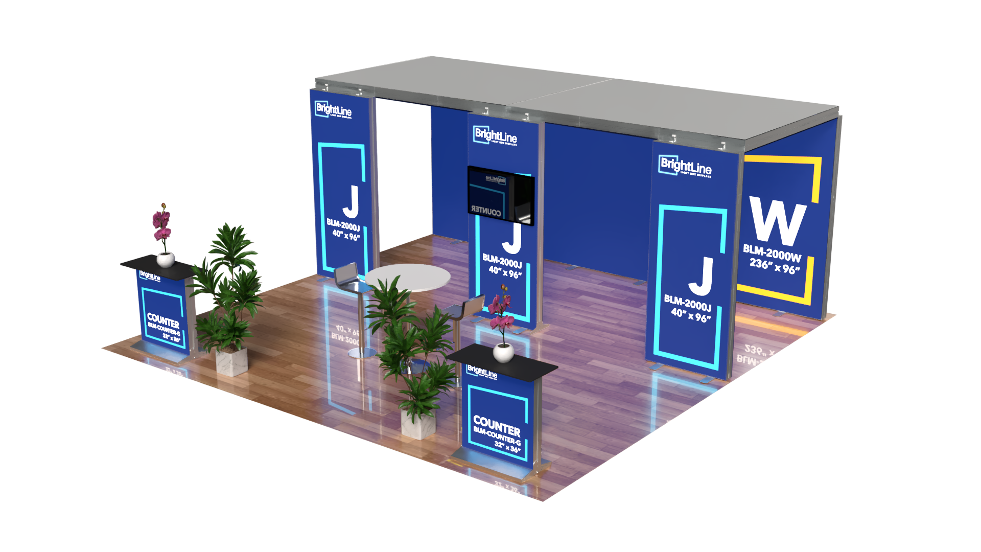 BrightLine 20×20 Island Display Kit 7