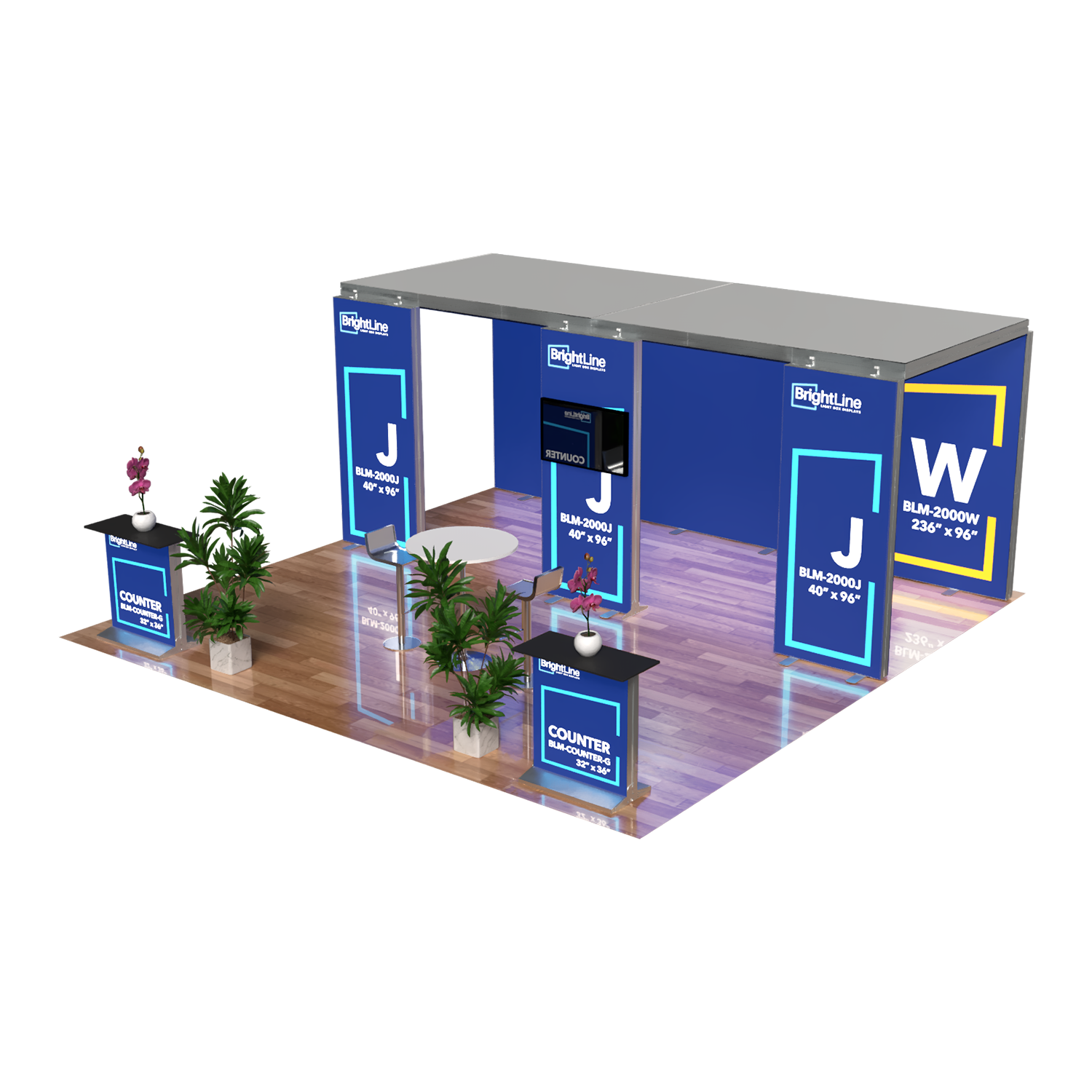 BrightLine 20×20 Island Display Kit 7