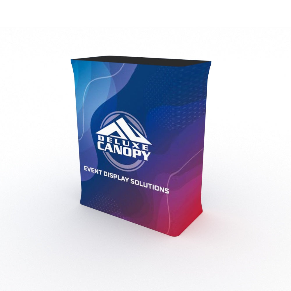 Rectangle Fabric Counter | Trade Show Display Counters - Deluxe Canopy