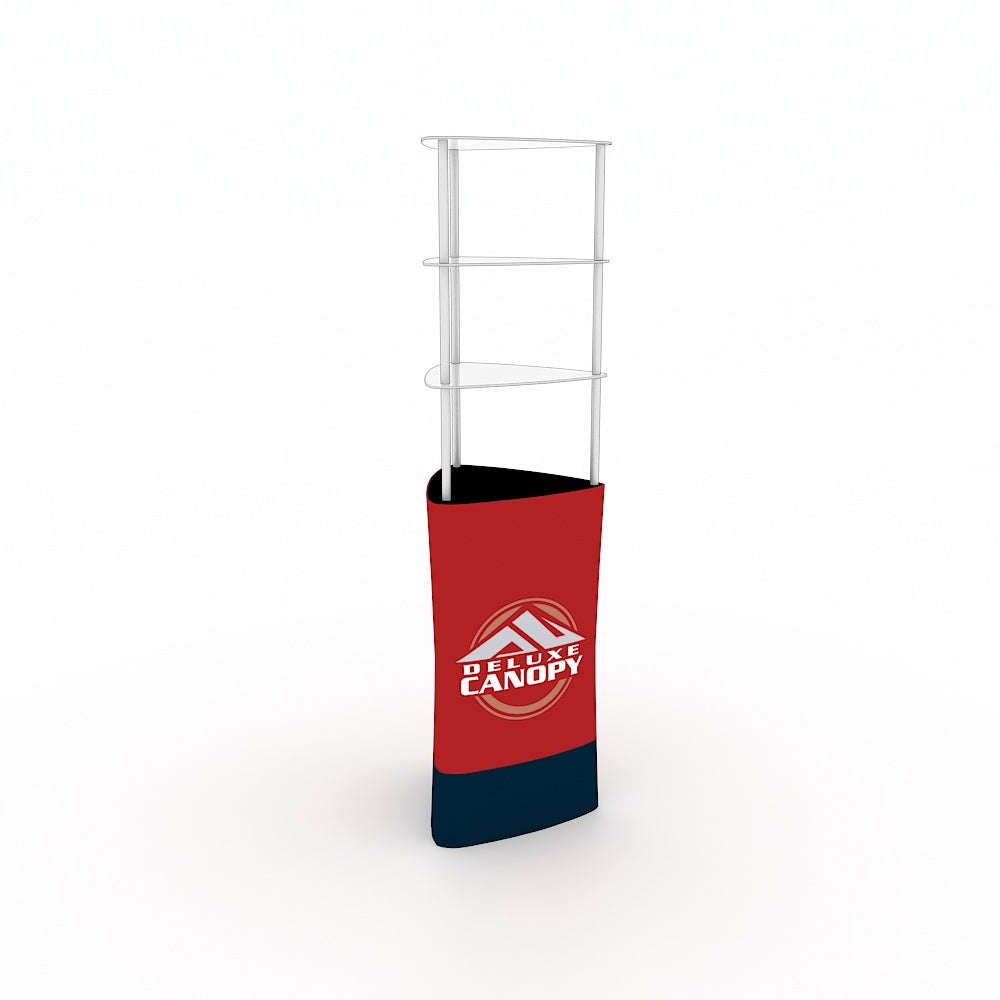 Triangular Sign Display Tower Triangular Custom Printed Trade Show Display Tower – Deluxe Canopy