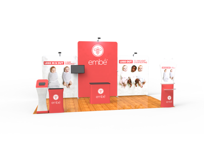 10x20FT Exhibition Booth Display DC-15 | Deluxe Canopy