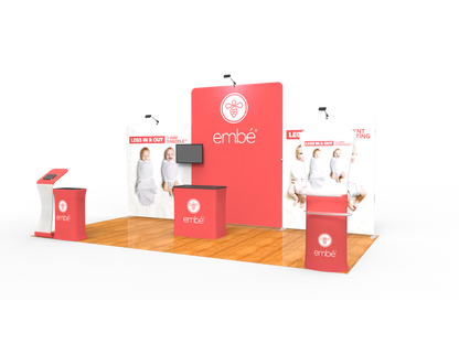 10x20FT Exhibition Booth Display DC-15 | Deluxe Canopy