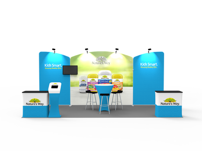 10x20FT Exhibition Booth Display DC-16 | Deluxe Canopy