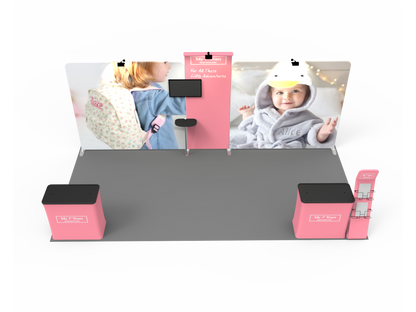 10x20FT Exhibition Booth Display DC-18 | Deluxe Canopy
