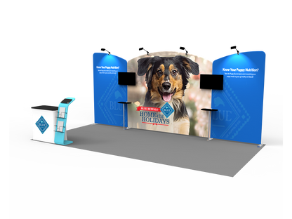 10x20FT Exhibition Booth Display DC-17 | Deluxe Canopy