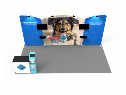 10x20FT Exhibition Booth Display DC-17 | Deluxe Canopy