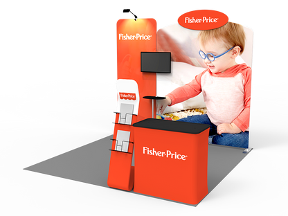 10x10ft Exhibition Booth Display DC-44 | Deluxe Canopy