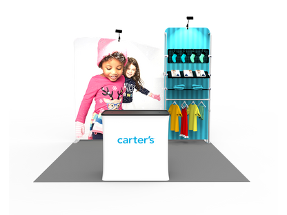 10x10ft Exhibition Booth Display DC-16 | Deluxe Canopy
