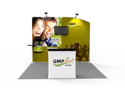 10x10ft Exhibition Booth Display DC-25 | Deluxe Canopy