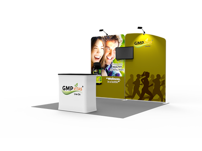 10x10ft Exhibition Booth Display DC-25 | Deluxe Canopy