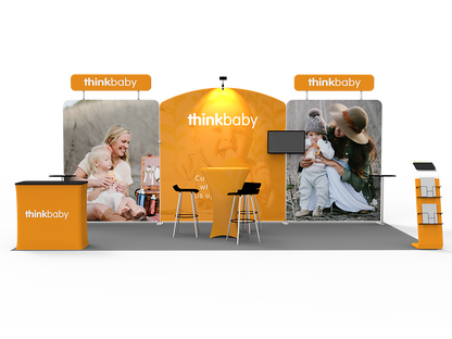 10x20FT Exhibition Booth Display DC-19 | Deluxe Canopy
