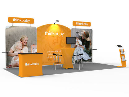 10x20FT Exhibition Booth Display DC-19 | Deluxe Canopy