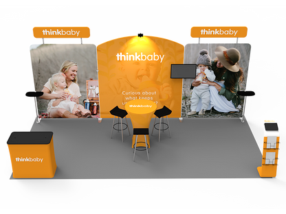10x20FT Exhibition Booth Display DC-19 | Deluxe Canopy