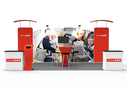 10x20FT Exhibition Booth Display DC-20 | Deluxe Canopy
