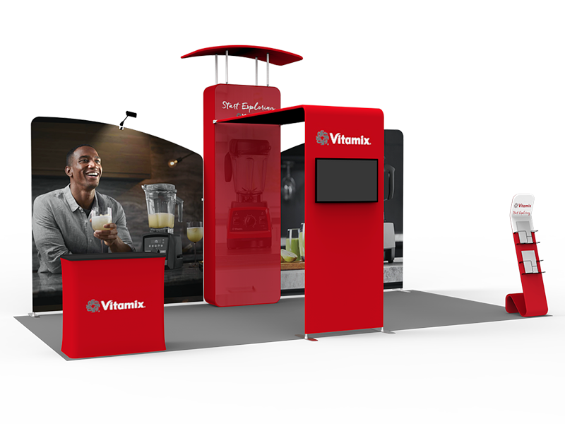 10'x20' Custom Trade Display Booth | Portable Vendor Setup