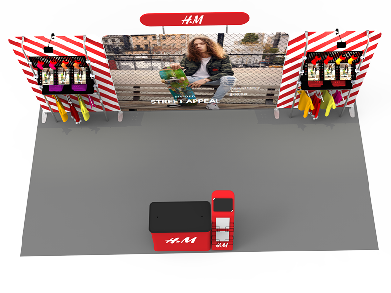 10x20FT Exhibition Booth Display DC-09 | Deluxe Canopy