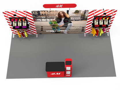 10x20FT Exhibition Booth Display DC-09 | Deluxe Canopy